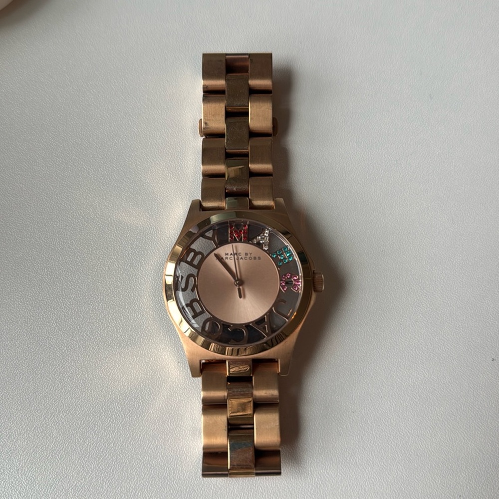 Rose Gold Marc Jacob’s watch